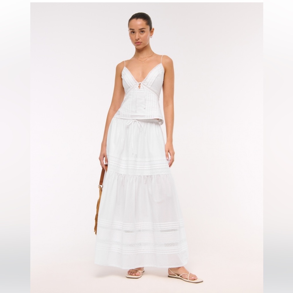 High Rise Pull-On Boho Maxi Skirt